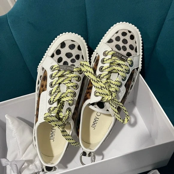 Jimmy Choo Women's Impala Animal Print Low-Top Sneakers